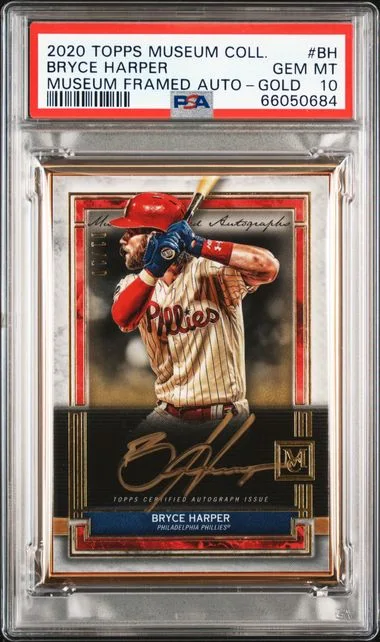 2020 Topps Museum Collection Bryce Harper Museum Framed Autographs #BH card image