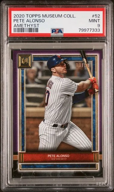 2020 Topps Museum Collection Pete Alonso Amethyst #52 card image
