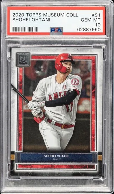 2020 Topps Museum Collection Shohei Ohtani #91 card image