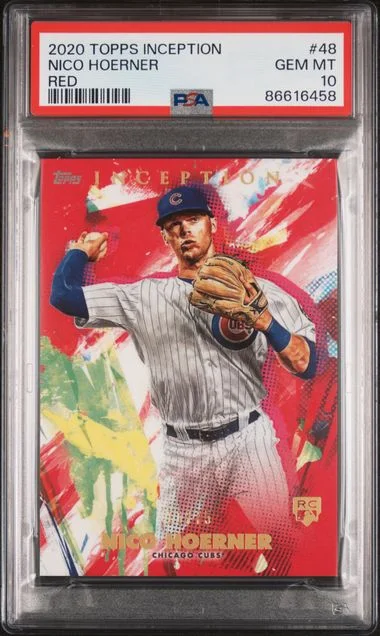 2020 Topps Nico Hoerner Inception Red #48 card image