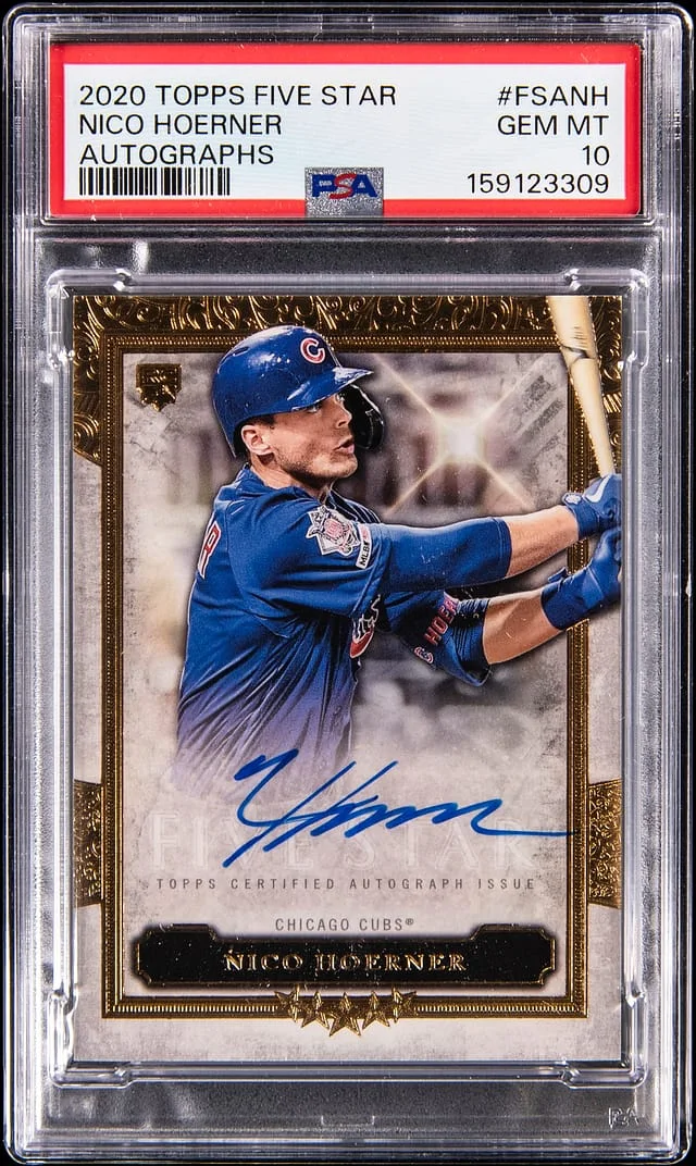 2020 Topps Nico Hoerner Five Star Autographs #FSA-NH card image