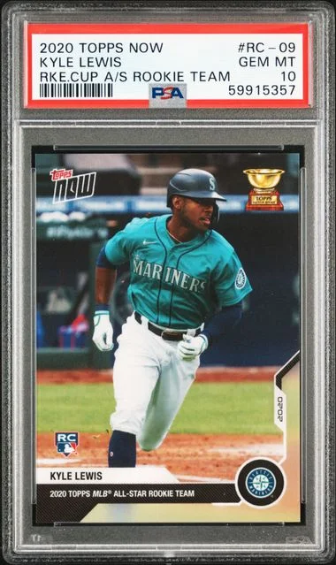 2020 Topps Now Cup All-Star Team #-09 Kyle Lewis #no-number card image
