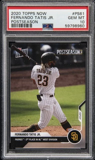 2020 Topps Now Fernando Tatis Jr. Postseason #PS-61 card image