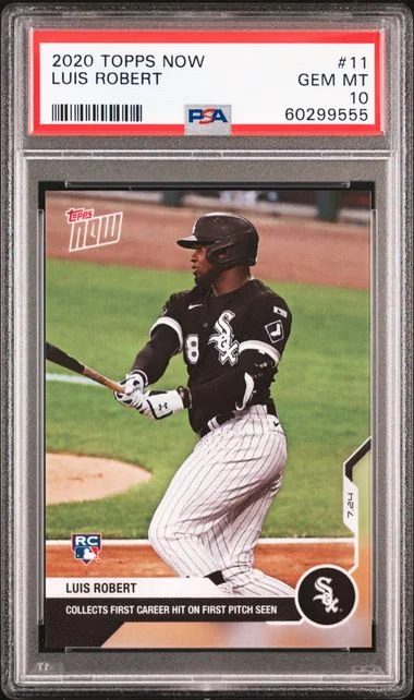 2020 Topps Now Luis Robert #11 card image