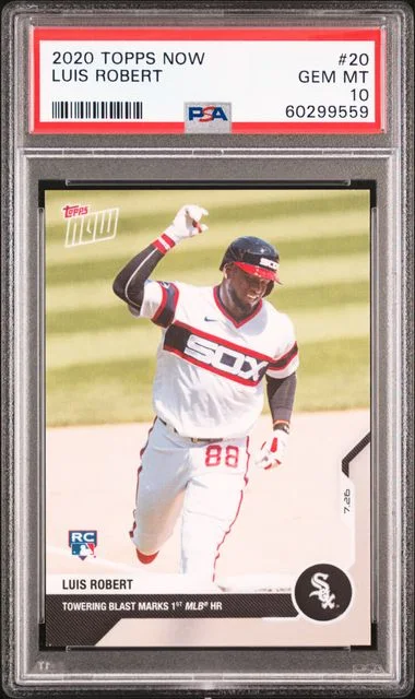 2020 Topps Now Luis Robert #20 card image