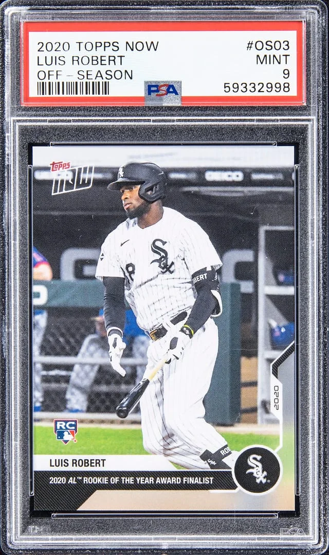 2020 Topps Now Luis Robert Off - Season #OS03 card image