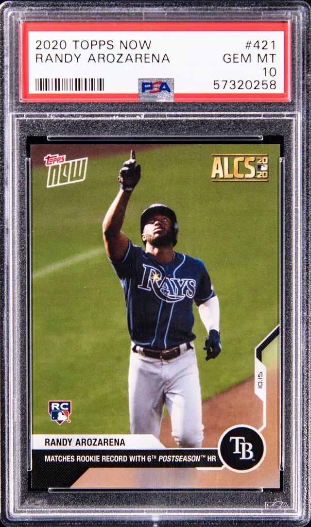2020 Topps Now Randy Arozarena #421 card image
