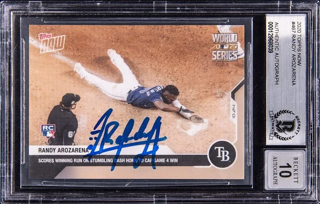 2020 Topps Now Randy Arozarena #467 card image
