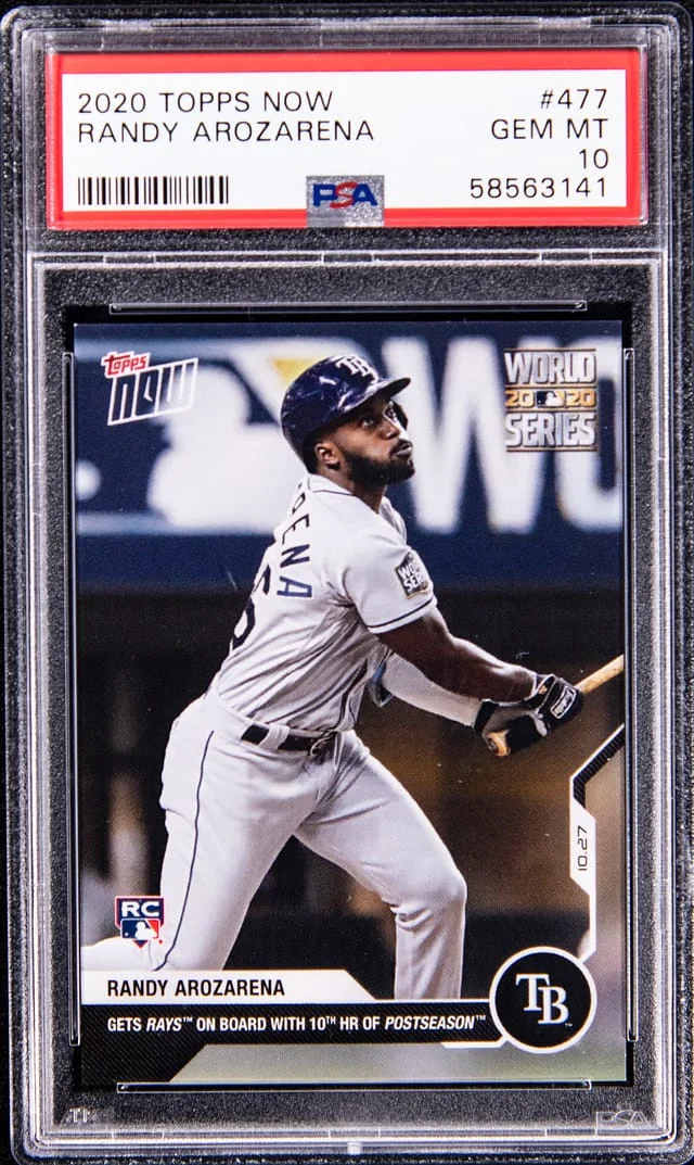 2020 Topps Now Randy Arozarena #477 card image