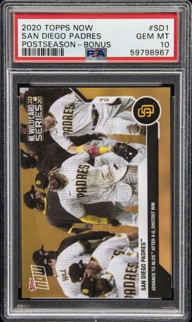 2020 Topps Now San Diego Padres Postseason Bonus #SD-1 card image
