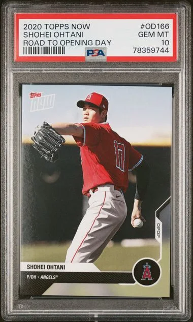 2020 Topps Now Shohei Ohtani Road To Opening Day #Od166 card image