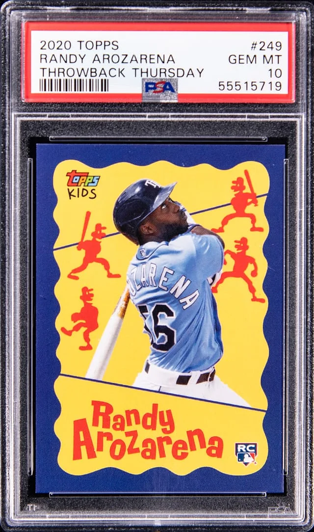 2020 Topps Randy Arozarena Throwback Thursday #249 card image