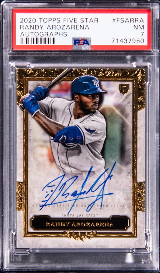 2020 Topps Randy Arozarena Five Star Autographs #FSA-RRA card image