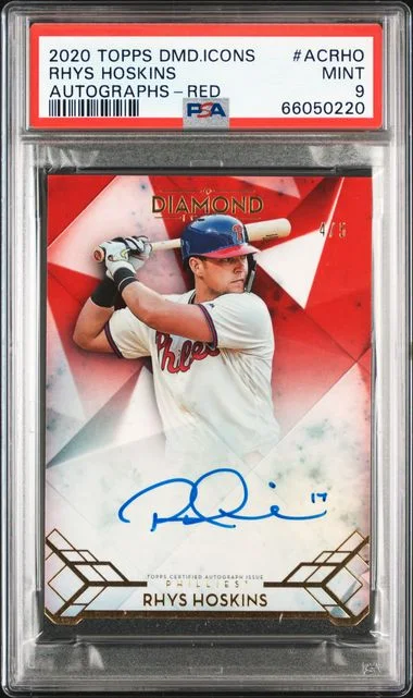 2020 Topps Rhys Hoskins Diamond Icons Autographs #ACRHO card image