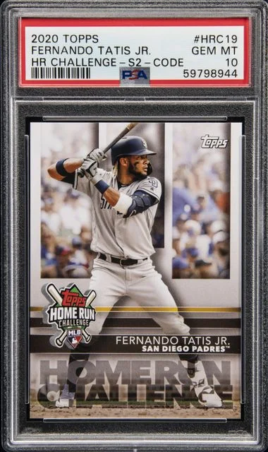 2020 Topps Series 2 Fernando Tatis Jr. Home Run Challenge Code #HRC-19 card image