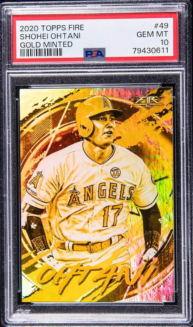 2020 Topps Shohei Ohtani Fire #49 card image