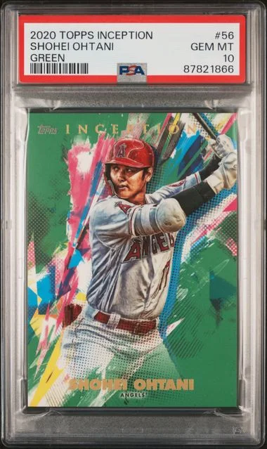 2020 Topps Shohei Ohtani Inception Green #56 card image