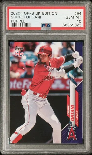 2020 Topps Shohei Ohtani UK Edition Purple #94 card image