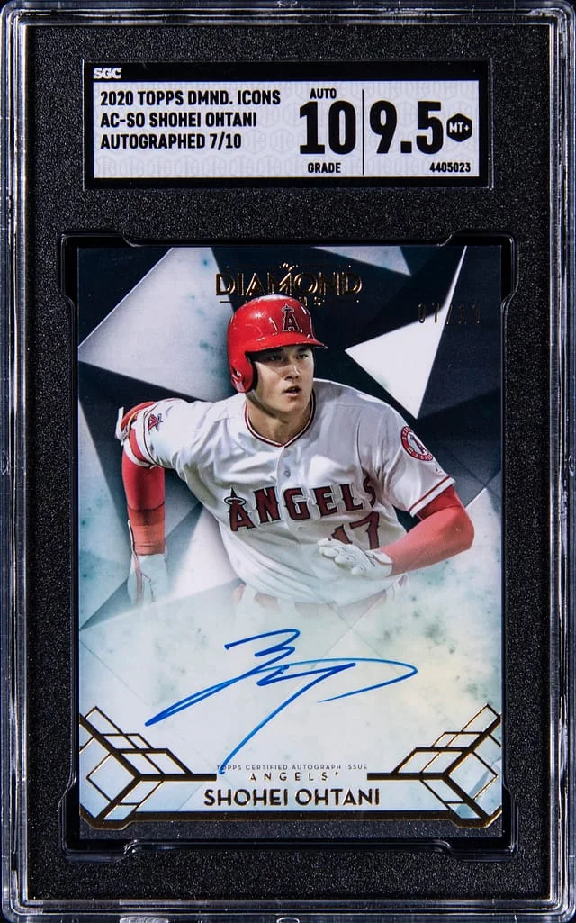 2020 Topps Shohei Ohtani Diamond Icons Autographs Purple #AC-SO card image