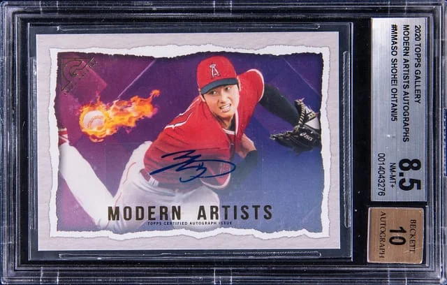2020 Topps Shohei Ohtani Gallery Modern Artists Autograph #MMASO card image