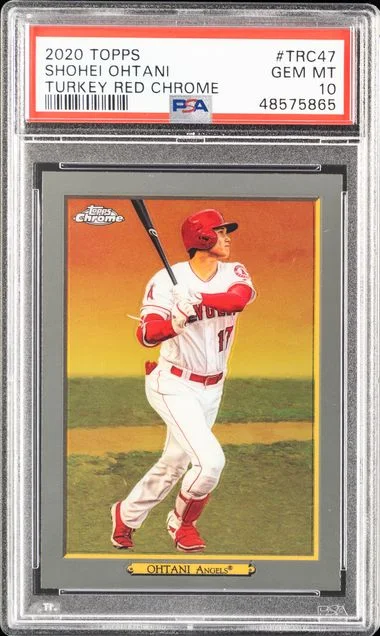 2020 Topps Shohei Ohtani Turkey Red Chrome #TRC47 card image