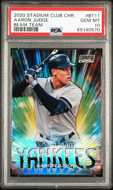 2020 Topps Stadium Club Chrome Aaron Judge Beam Team #BT-11 card image