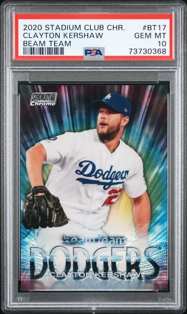 2020 Topps Stadium Club Clayton Kershaw Beam Team #BT-17 card image