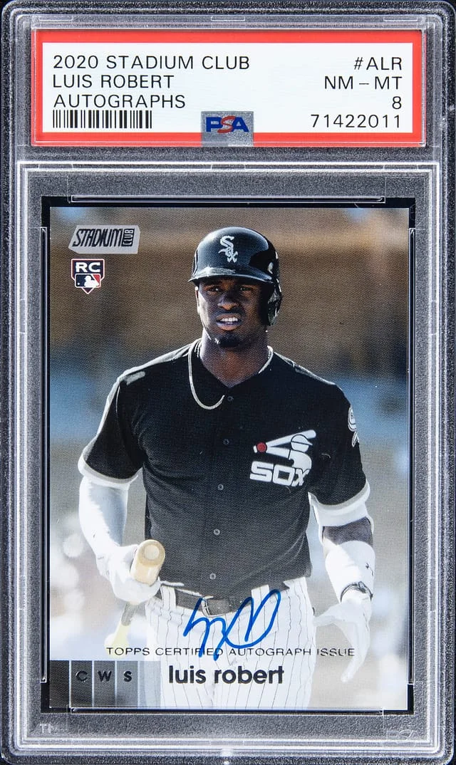 2020 Topps Stadium Club Luis Robert Autograph #ALR card image