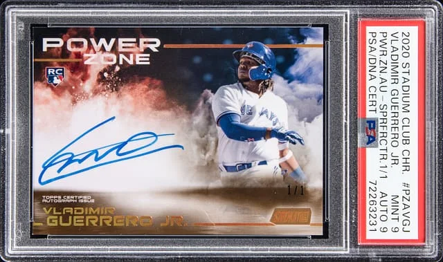 2020 Topps Stadium Club Vladimir Guerrero Jr. Power Zone Autograph #PZA-VGJ card image
