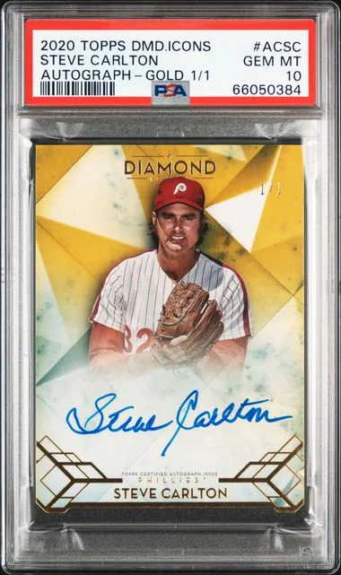 2020 Topps Steve Carlton Diamond Icons Autographs #ACSC card image