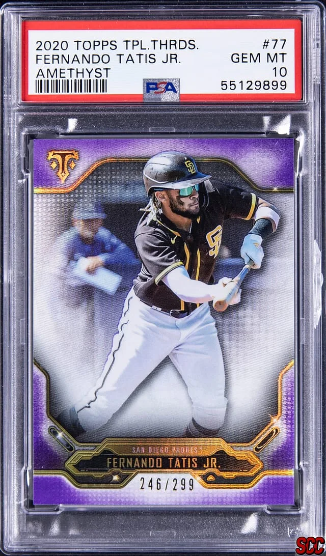 2020 Topps Triple Threads Fernando Tatis Jr. Amethyst #77 card image