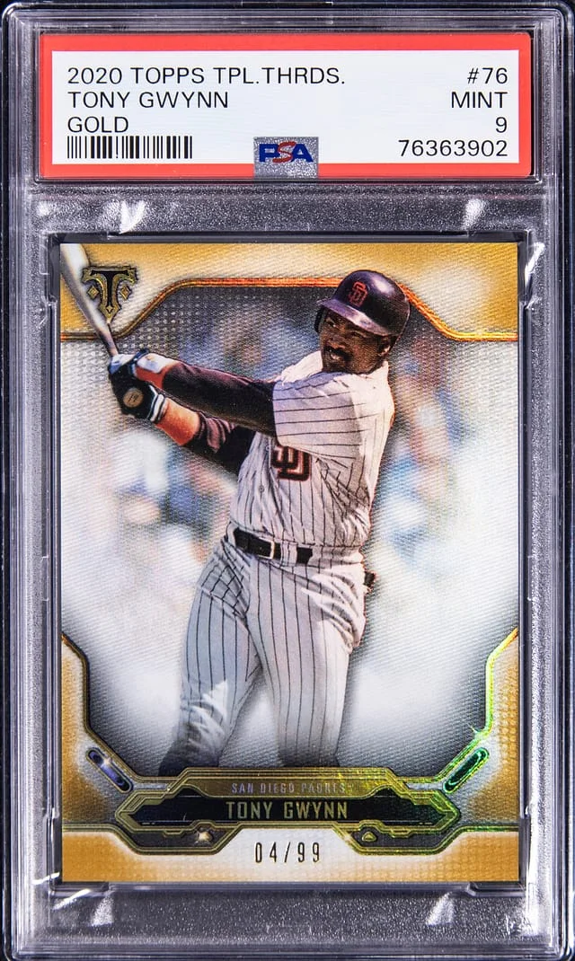 2020 Topps Triple Threads Tony Gwynn Gold #76 card image
