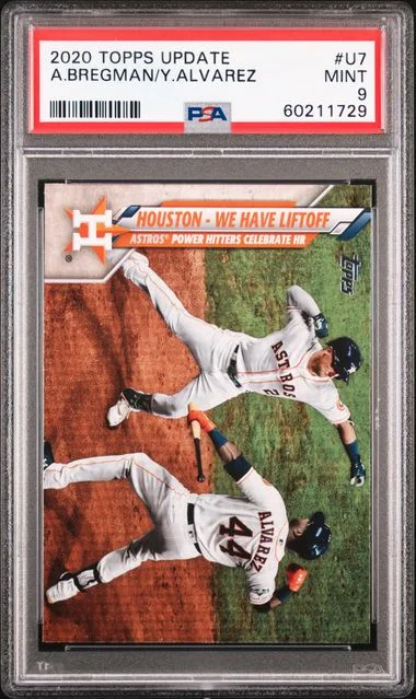 2020 Topps Update Alex Bregman/Yordan Alvarez #U7 card image