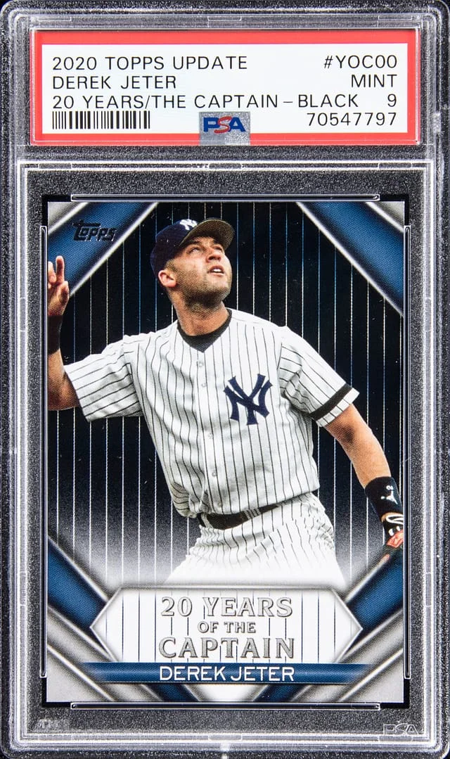 2020 Topps Update Derek Jeter 20 Years of the Captain #YOC-00 card image