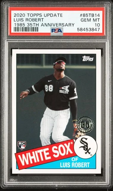 2020 Topps Update Luis Robert 1985 Topps 35Th Anniversary #85TB14 card image