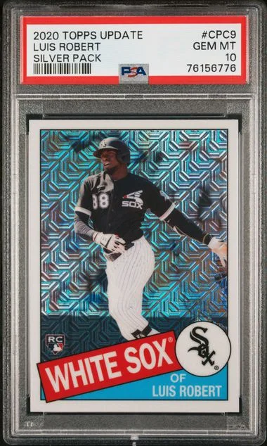 2020 Topps Update Luis Robert Silver Pack 1985 Chrome Promo #CPC9 card image