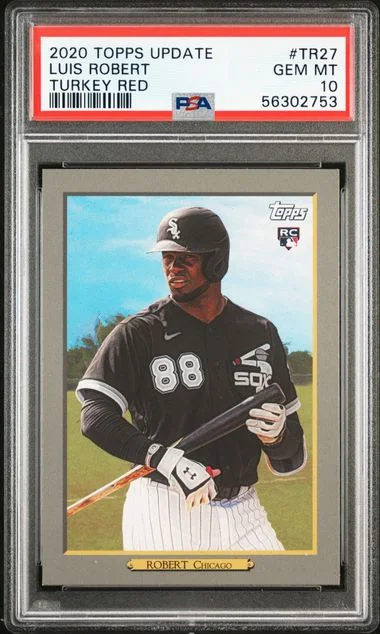 2020 Topps Update Luis Robert Turkey Red #TR27 card image