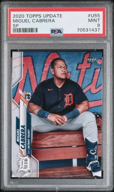 2020 Topps Update Miguel Cabrera SP #U-55 card image