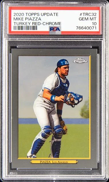 2020 Topps Update Mike Piazza Turkey Red Chrome #Trc32 card image