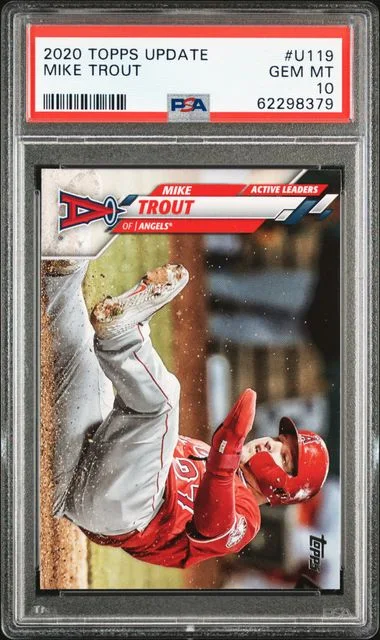 2020 Topps Update Mike Trout #U119 card image