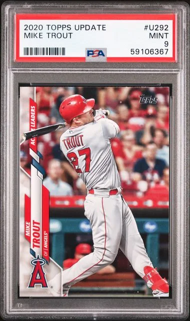 2020 Topps Update Mike Trout #U292 card image