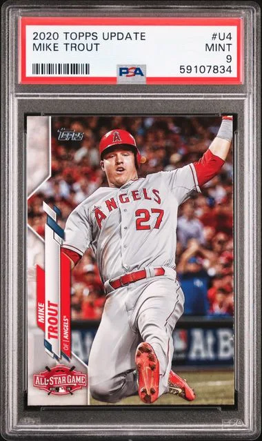 2020 Topps Update Mike Trout #U4 card image