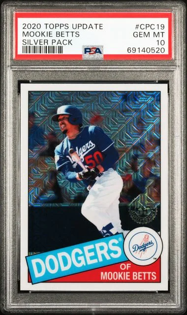 2020 Topps Update Mookie Betts Silver Pack #CPC-19 card image