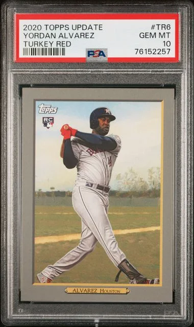 2020 Topps Update Yordan Alvarez Turkey Red #TR6 card image