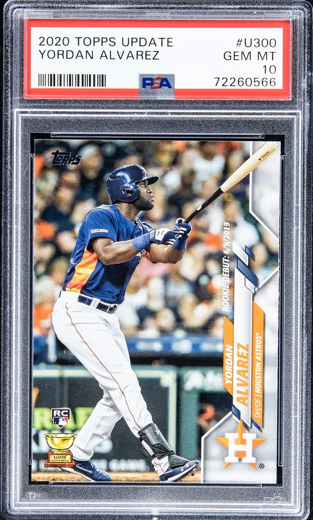 2020 Topps Update Yordan Alvarez #U-300 card image