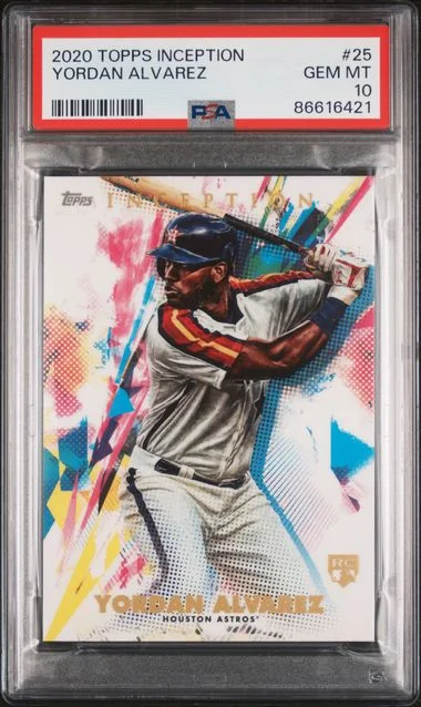 2020 Topps Yordan Alvarez Inception #25 card image