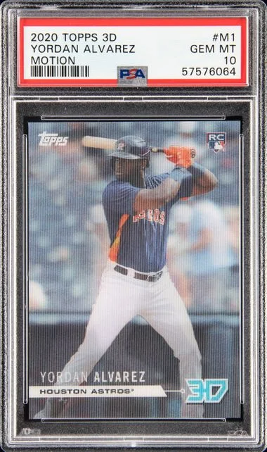 2020 Topps Yordan Alvarez On Demand 3D Class Motion #M1 card image