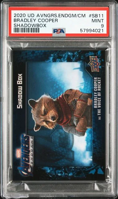 2020 Upper Deck Bradley Cooper Avengers Endgame & Captain Marvel Shadowbox #SB11 card image