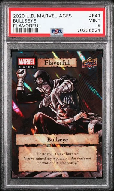 2020 Upper Deck Bullseye Marvel Ages Flavorful #F-41 card image