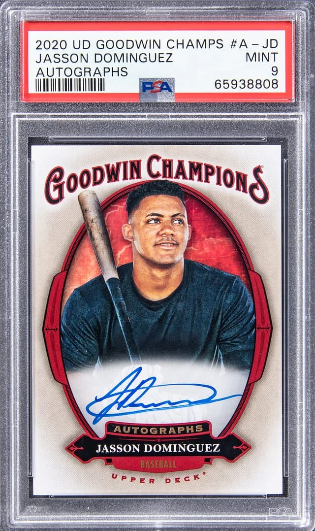 2020 Upper Deck Goodwin Champions Jasson Dominguez Autograph #A-JD card image